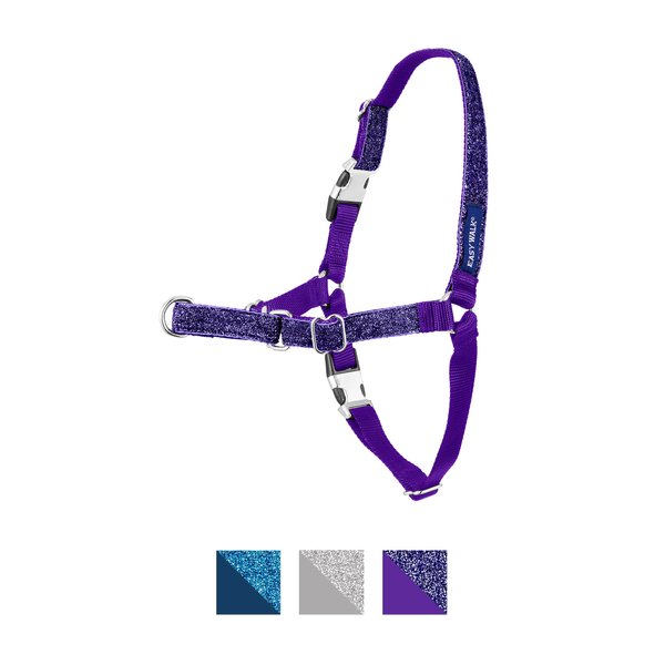 PetSafe Bling Easy Walk Nylon No Pull Dog Harness, Purple Bling, Medium: 23 to 33-in chest slide 1 of 8