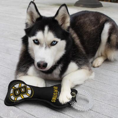 Show full view: Pets First Squeaky Dental Dog Tug Toy, Boston Bruins slide 3 of 6