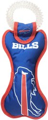 Pets First Squeaky Dental Dog Tug Toy, Buffalo Bills