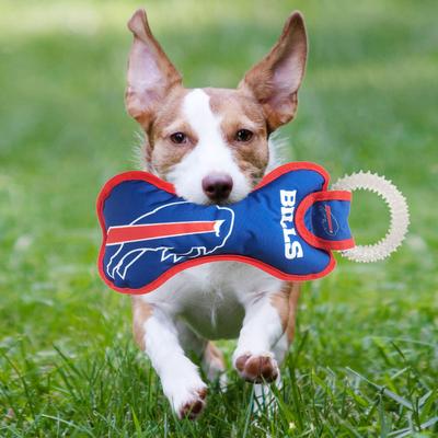 Show full view: Pets First Squeaky Dental Dog Tug Toy, Buffalo Bills slide 2 of 6