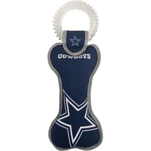 Pets First Squeaky Dental Dog Tug Toy, Dallas Cowboys