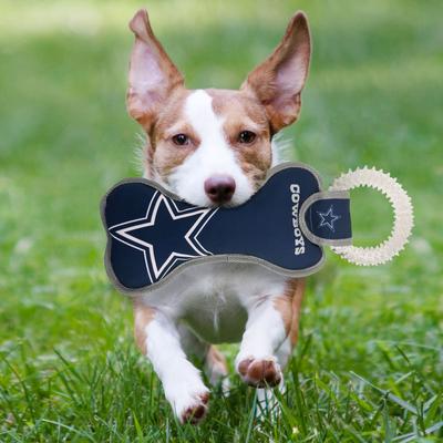 Show full view: Pets First Squeaky Dental Dog Tug Toy, Dallas Cowboys slide 3 of 6