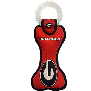 Pets First Squeaky Dental Dog Tug Toy, Georgia