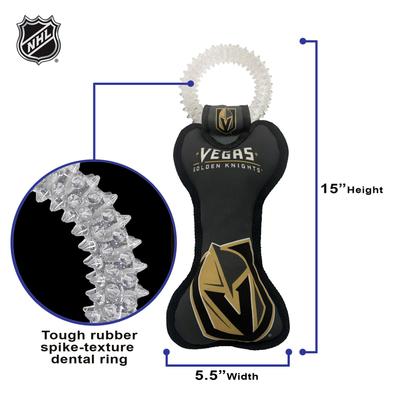 Show full view: Pets First Squeaky Dental Dog Tug Toy, Las Vegas Golden Knights slide 4 of 6