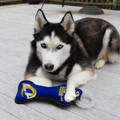 Show full view: Pets First Squeaky Dental Dog Tug Toy, Los Angeles Rams slide 3 of 6