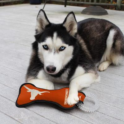 Show full view: Pets First Squeaky Dental Dog Tug Toy, Texas Longhorns slide 4 of 7