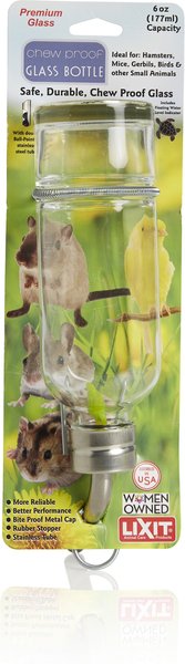 Lixit Chew Proof Glass Bird & Small Animal Bottle, 6-oz slide 1 of 8