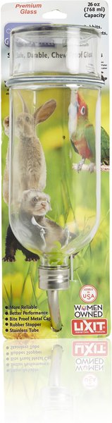 Lixit Chew Proof Glass Bird & Small Animal Bottle, 26-oz slide 1 of 7