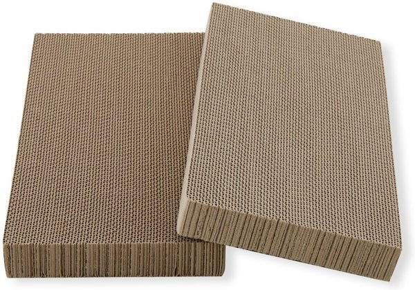 Necoichi Premium High-Density Cat Scratcher Toy Replacement Pad, 2 count