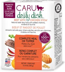 Caru Daily Dish Beef with Chicken Stew Grain-Free Wet Dog Food, 12.5-oz, case of 12
