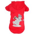 Pet Life LED Lighting Holiday Snowman Hooded Dog Sweater, Small
