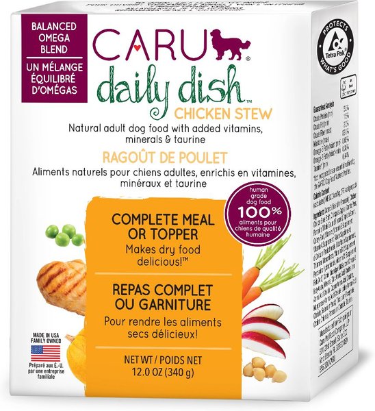 Caru Daily Dish Chicken Stew Grain-Free Wet Dog Food, 12.5-oz, case of 12 slide 1 of 5