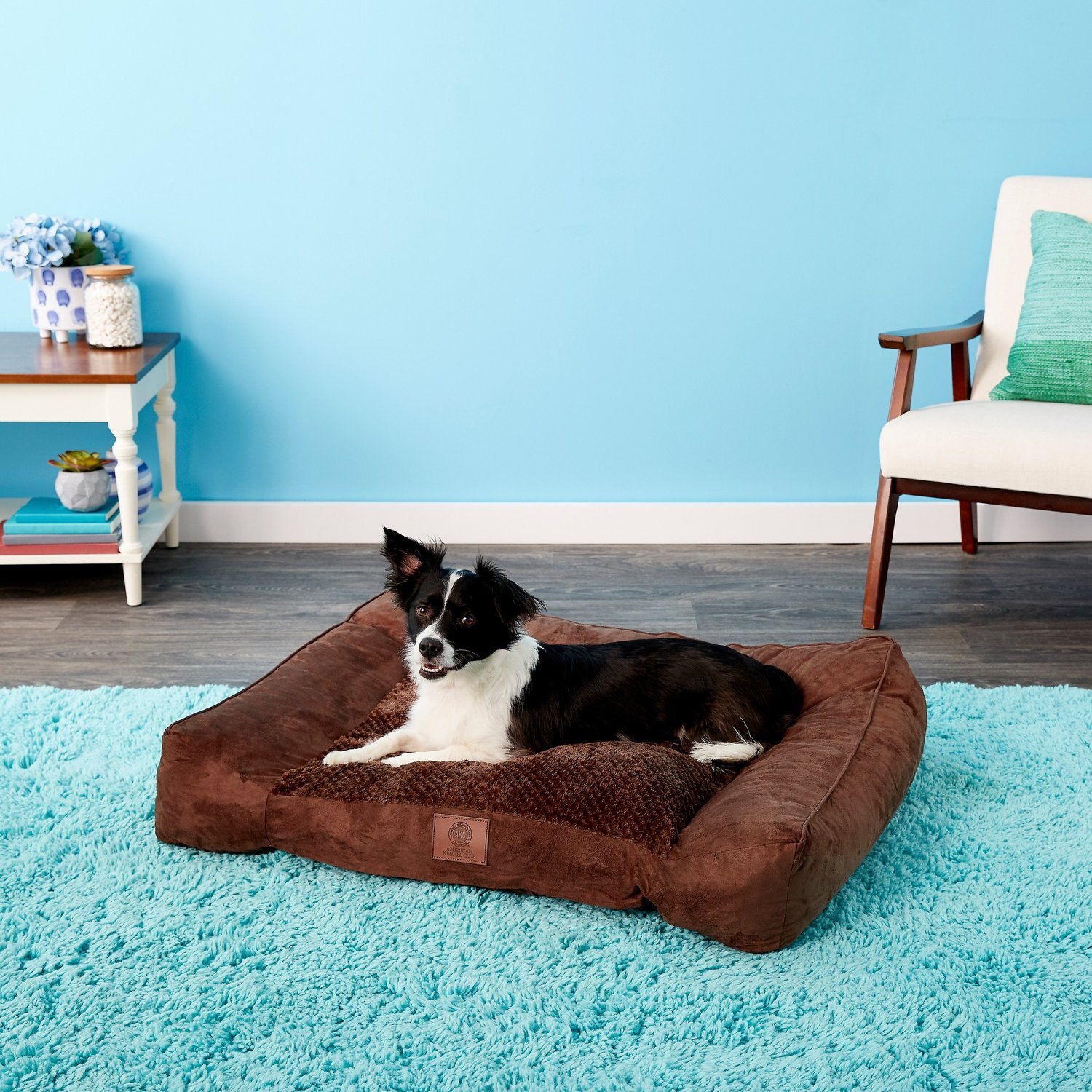 American Kennel Club AKC Luxury Thick Thread Pillow Dog Bed