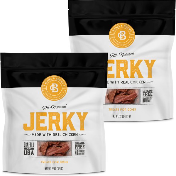 FULL MOON Chicken Jerky HumanGrade Dog Treats, 24oz bag, bundle of 2