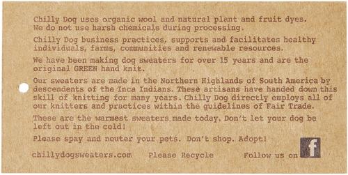 Show full view: Chilly Dog Boyfriend Dog & Cat Sweater, X-Large slide 7 of 10