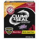 Arm & Hammer Litter Clump & Seal Multi-Cat Scented Clumping Clay Cat Litter, 38-lb box