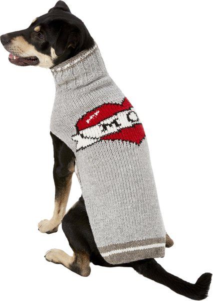 CHILLY DOG Tattoo Mom Dog & Cat Sweater, Large 