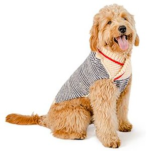 Chilly Dog Spencer Striped Dog & Cat Sweater, XX-Small