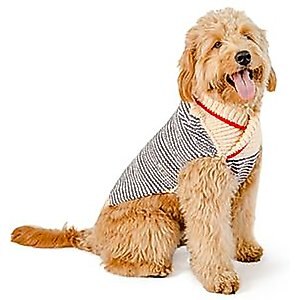 Chilly Dog Spencer Striped Dog & Cat Sweater, 3X-Large
