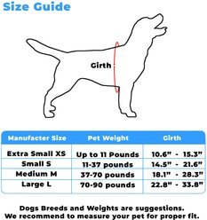Pawtitas Nylon Reflective Step In Back Clip Dog Harness, Orange, X-Small: 11 to 15-in chest slide 2 of 6