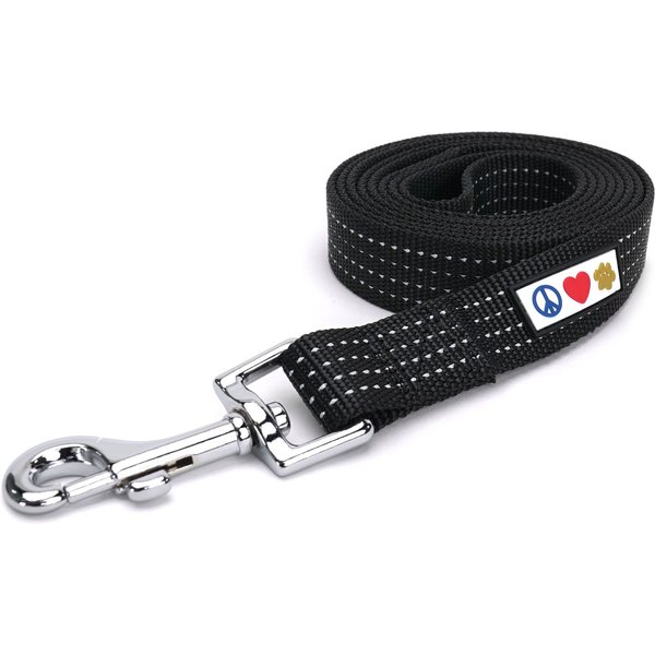 Black Nylon Dog Leash Couplers For Dogs Combine Clip Walk Pups at Once Pick  Size(24 x 5/8 Two Way Basic Black)