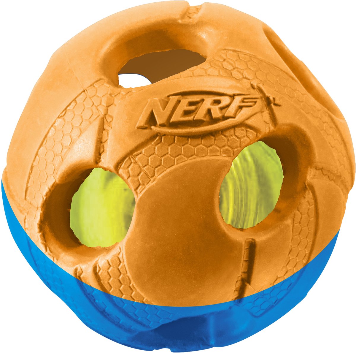 NERF DOG Light Up Bash Ball Dog Toy, Medium