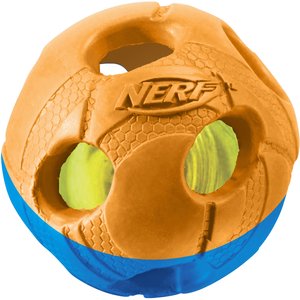 Nerf Dog Light Up Bash Ball Dog Toy, Medium