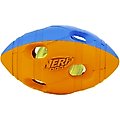 Nerf Dog Light Up Bash Football Dog Toy, Small, Orange & Blue
