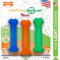 Nylabone FlexiChew Dog Dental Chew Variety Pack, X-Small, 3 Count