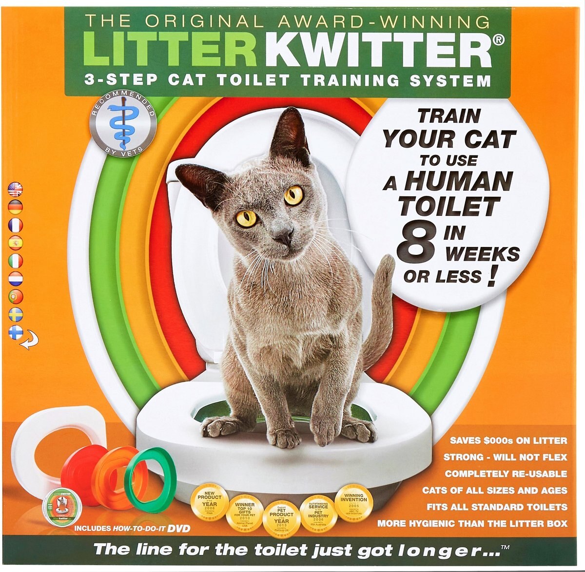 LITTER KWITTER Cat Toilet Training System