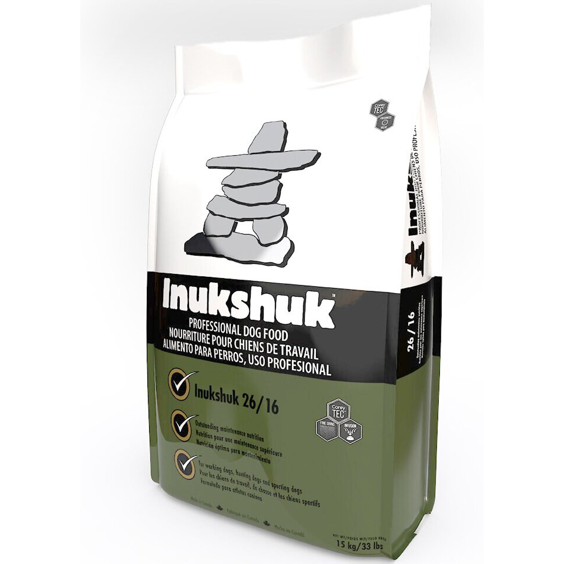 INUKSHUK Professional Dry Dog Food 26 16 33 lb bag Chewy