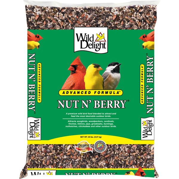 Kaytee Wild Bird Food Nut & Fruit Seed Blend For Cardinals, Chickadees,  Nuthatches, Woodpeckers and Other Colorful Songbirds, 5 Pounds