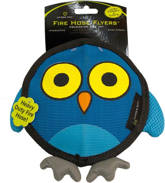 Hyper Pet Firehose Flyers Owl Dog Toy slide 1 of 7