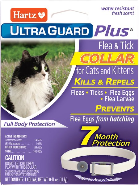 Hartz UltraGuard Plus Flea & Tick Collar for Cats, 1 Collar (7-mos. supply) slide 1 of 11