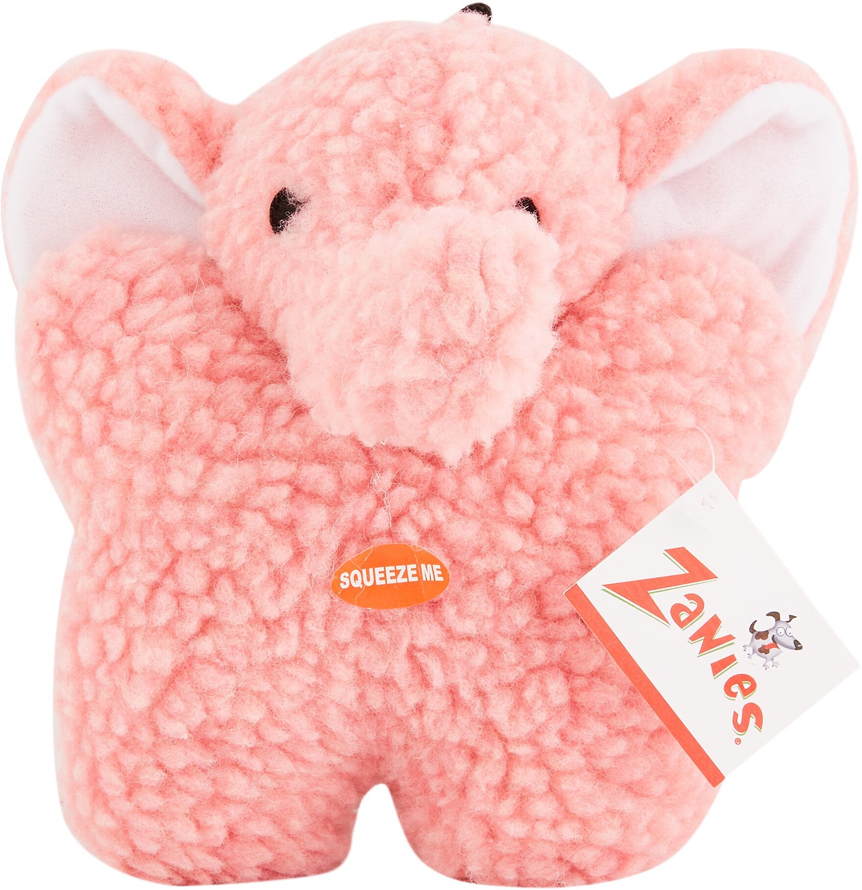 Product Reviews for ZANIES Cuddly Berber Baby Elephant Dog Toy