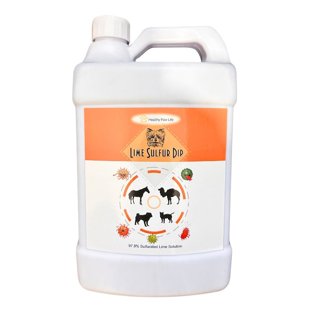 HEALTHY PAW LIFE Pet Care Itchy & Dry Skin Lime Sulfur Flea & Tick Dip
