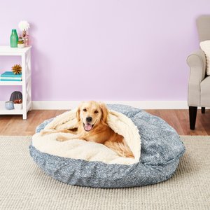 Snoozer Pet Products Microsuede Cozy Cave Dog & Cat Bed, Palmer Indigo, X-Large
