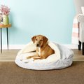Snoozer Pet Products Orthopedic Microsuede Cozy Cave Dog & Cat Bed, Palmer Dove, Large