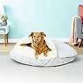 Snoozer Pet Products Orthopedic Microsuede Cozy Cave Dog & Cat Bed, Palmer Dove, X-Large
