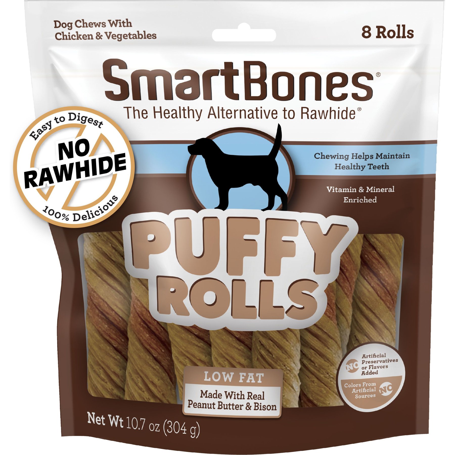 DreamBone Puffy Rolls Dog Chews