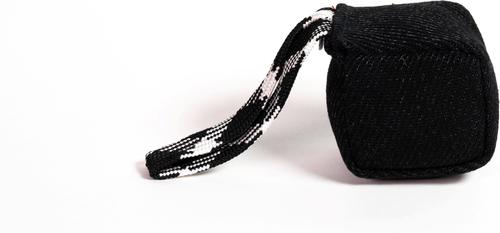 Show full view: Angel Liberty Ball Tug 1-Handle Tough Dog Tug Toy, Black slide 3 of 4