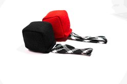 Angel Liberty Ball Tug 1-Handle Tough Dog Tug Toy, Black slide 2 of 4