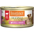 Instinct Original Small Breed Grain-Free Real Beef Recipe Wet Canned Dog Food, 3-oz, case of 24