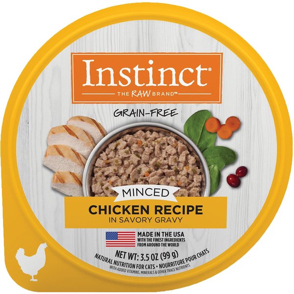 INSTINCT Minced Real Chicken Recipe in Savory Gravy Grain Free