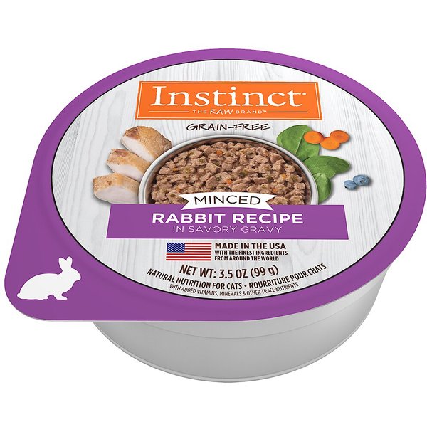 INSTINCT Original Real Rabbit Recipe Grain Free Pate Wet Cat Food