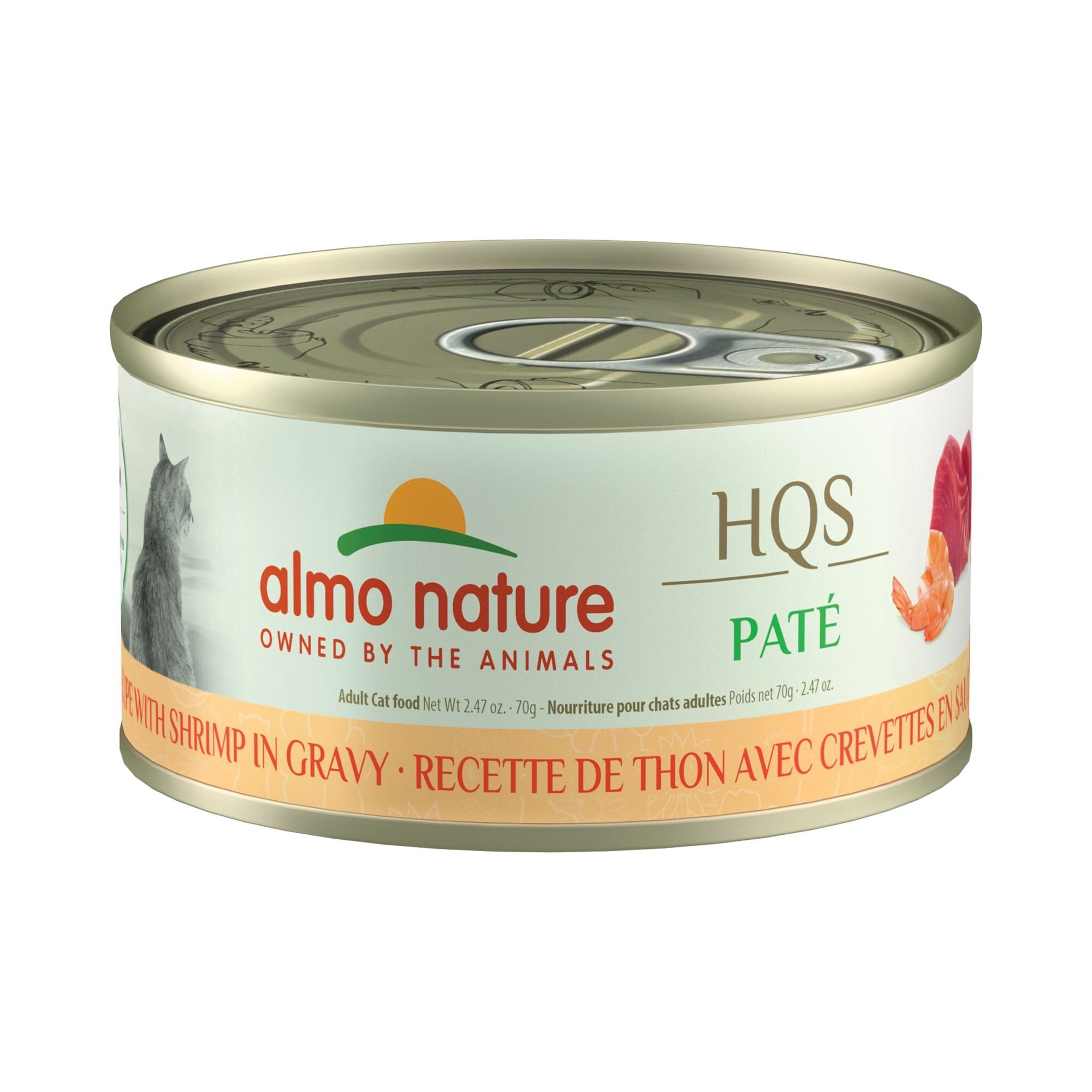 ALMO NATURE HQS Tuna Recipe with Shrimps in Gravy GrainFree Pate Wet