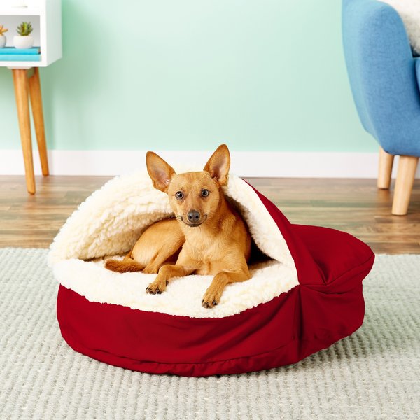 SNOOZER PET PRODUCTS Cozy Cave Orthopedic Covered Cat & Dog Bed with ...