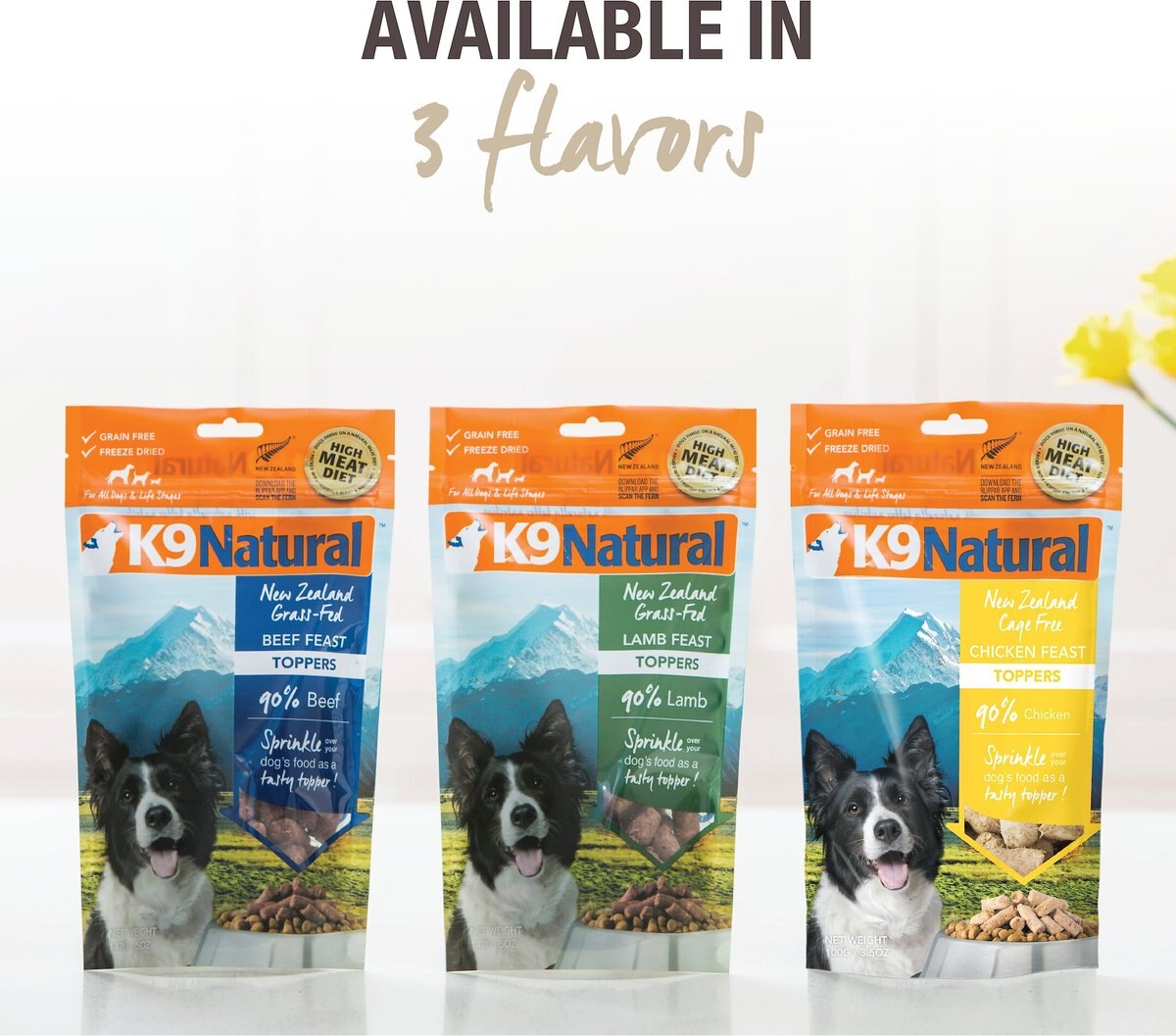 K9 Natural Chicken Tails Freeze-Dried Snacks Dog Treats