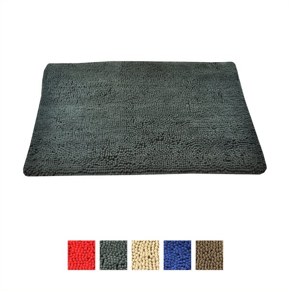 Pickle & Polly - Medium Microfiber Chenille Mat/Rug for Dogs & Cats - Super Absorbent, Odor-Resistant, Ultra-Fast Drying Pet Mat - Stylish, Durable