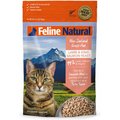 Feline Natural Lamb & King Salmon Feast Grain-Free Freeze-Dried Cat Food, 11-oz bag